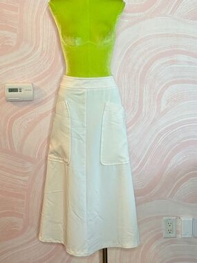 Eloquii White Skirt